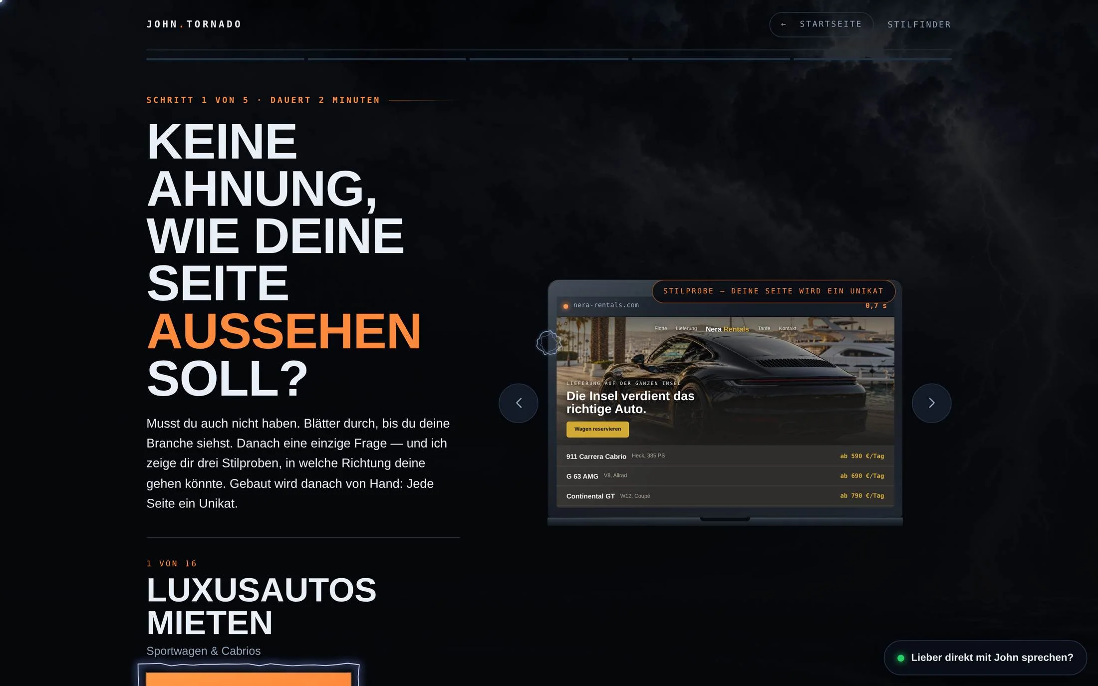 Vorschau: der Stilfinder